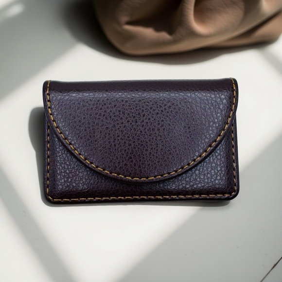 Mini Wallet Brown Card Wallet - Picture 1 of 6